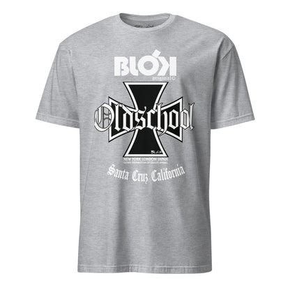 Old School Iron Cross - Front Print in White - Women's Relaxed Fit