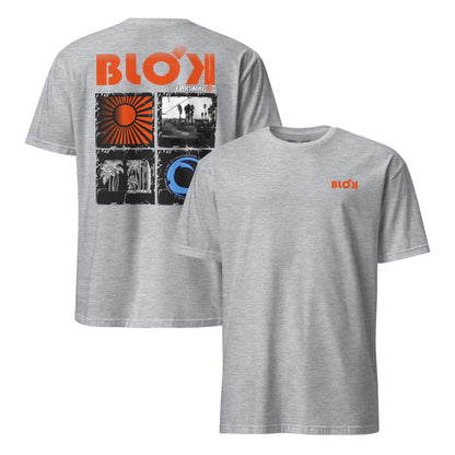 BLOK California Sport - Orange Front & Back Print Women's Relaxed Fit Graphic T-Shirt