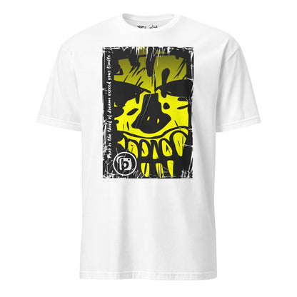 Tiki Skull - with Yellow Front Print - Women's Relaxed Fit