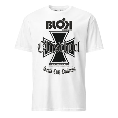 Old School Iron Cross - Front Print in Black - Women's Relaxed Fit