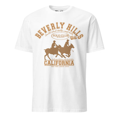 Beverly Hills Polo Club - Front Print in Gold - Women's Relaxed Fit