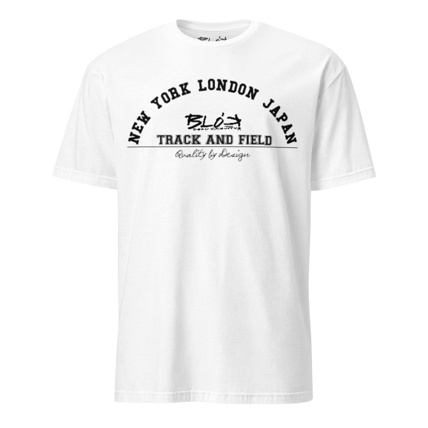 Track & Field - Front Print in Black - Women's Relaxed Fit