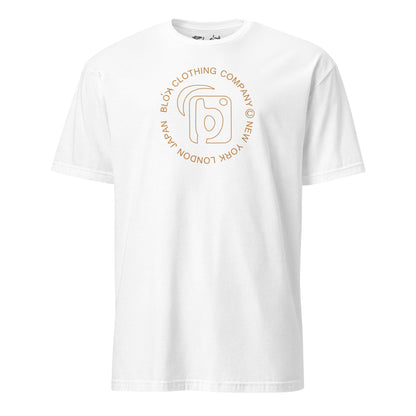 Original Logo Worldwide - White & Gold Print - Women's Relaxed Fit