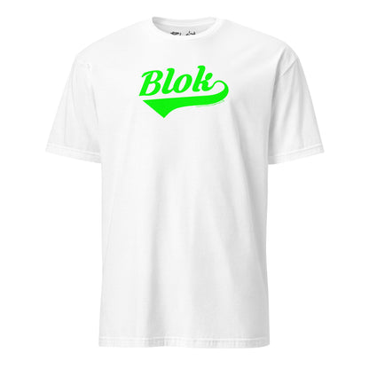 Blok Classic Logo - Front Print - in Green - Men's Classic Fit Graphic T-Shirt