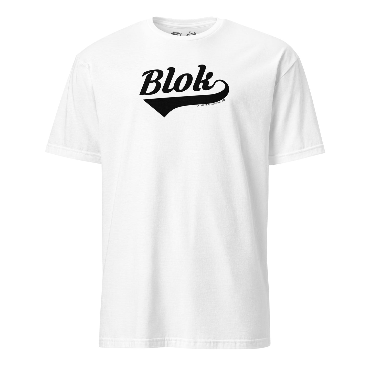 Blok Classic Logo - Front Print - in Black - Men's Classic Fit Graphic T-Shirt