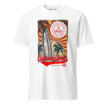California Surf - Front Print - Men's Classic Fit Graphic T-Shirt