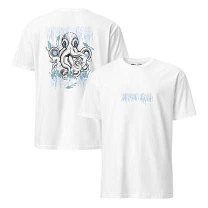 Nautical Abyss - Back & Front Print - in White & Blue