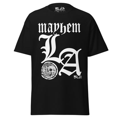 LA Mayhem - Front Print - in White - Men's Loose Fit