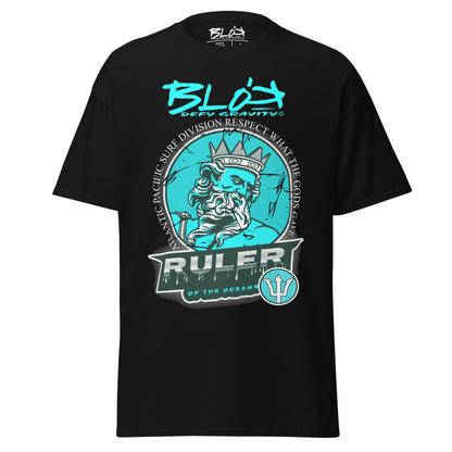 Ruler of the Oceans - Front Print - in Turquoise - Men's Loose Fit