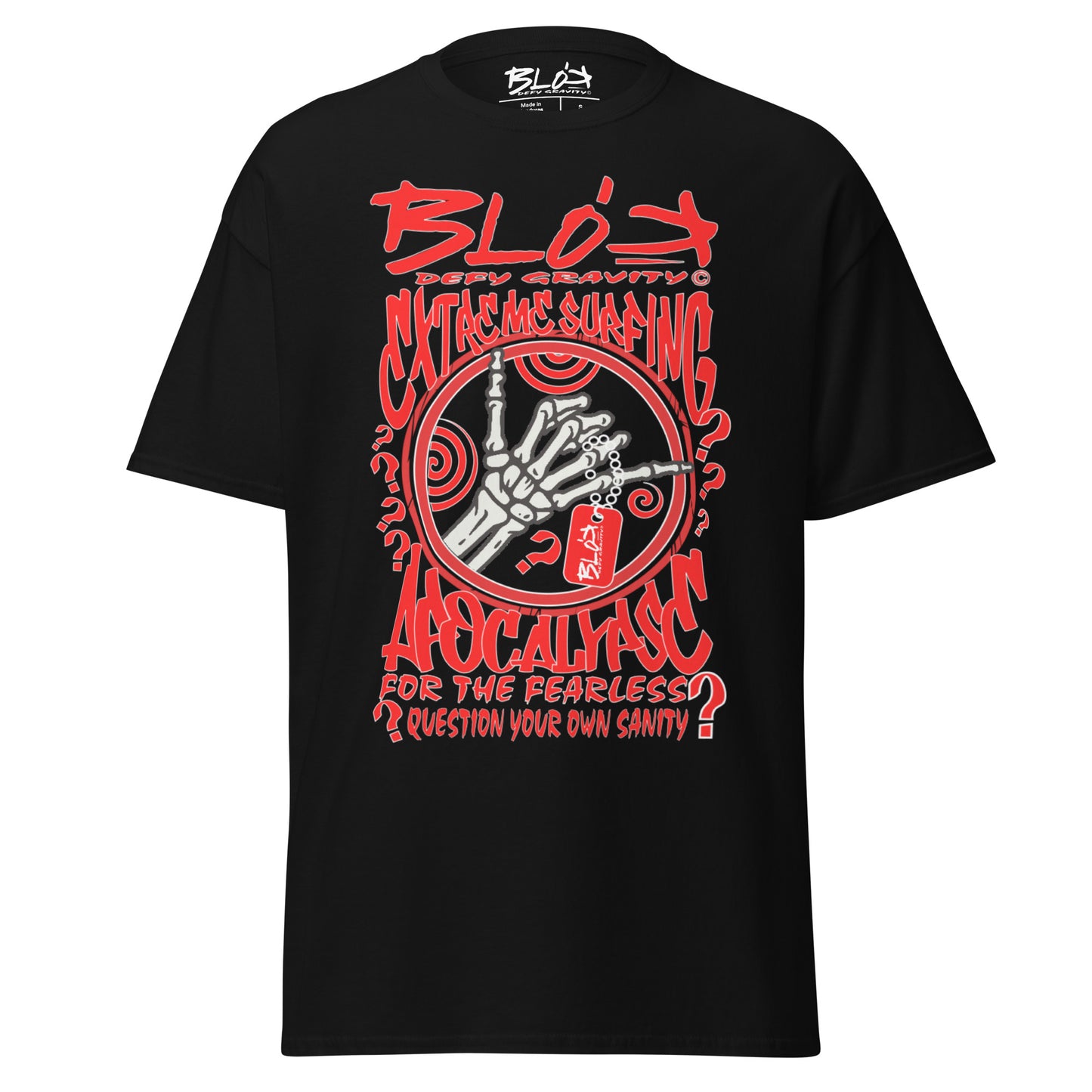 Apocalypse - Front Print in Red - Men's Loose Fit