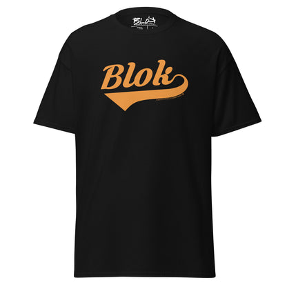Blok Classic - Front Print - in Orange - Men's Loose Fit