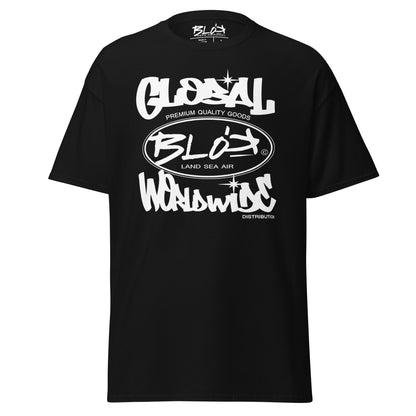 Blok Global - Front Print - with White Logo - Men's Loose Fit