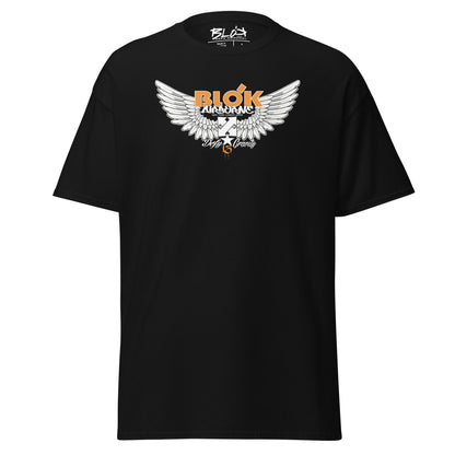 Airborne Wings - Front Print in Orange - Men's Loose Fit
