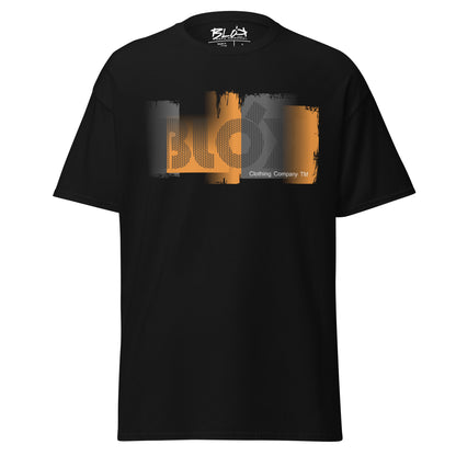 Roller - Front Print in Orange & Grey - Men's Loose Fit