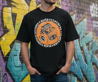 Gas Mask - in Orange - Men's Loose Fit