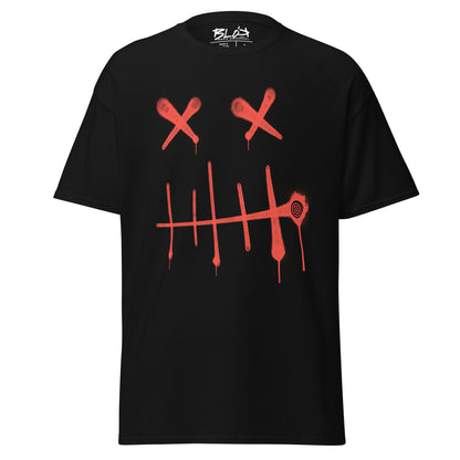 Stitch  - Front Print in Red - Men's Loose Fit Graphic T-Shirt