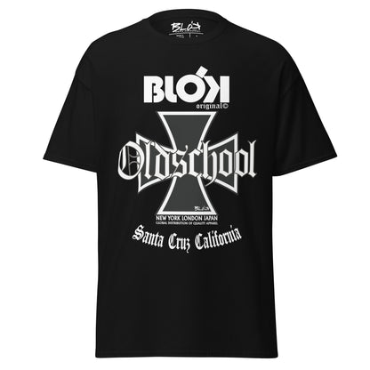 Iron Cross - White Front Print - Men's Loose Fit Graphic T-Shirt