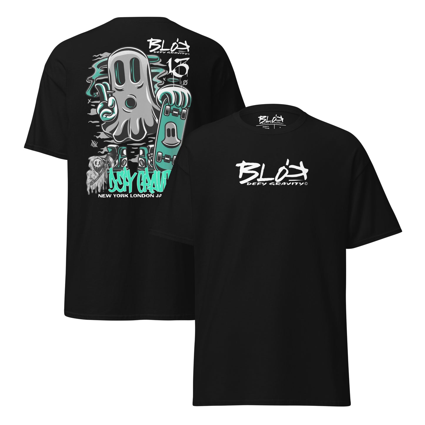 Ghosting - Front & Back Print - Men's Loose Fit