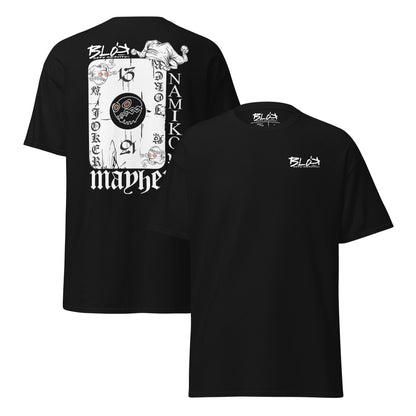 Poker Face - Front & Back Print - in White - Men's Loose Fit