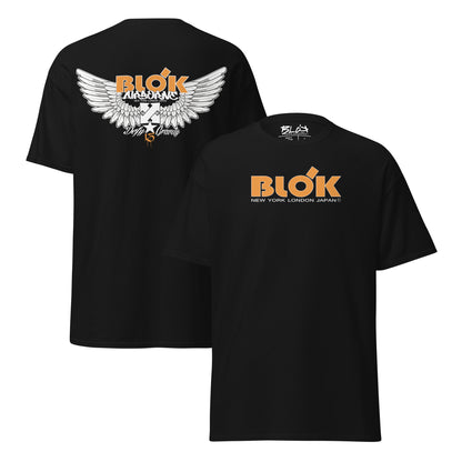Airborne Wings - Front & Back Print in Orange - Men's Loose Fit
