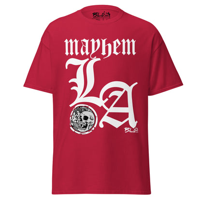 LA Mayhem - Front Print - in White - Men's Loose Fit
