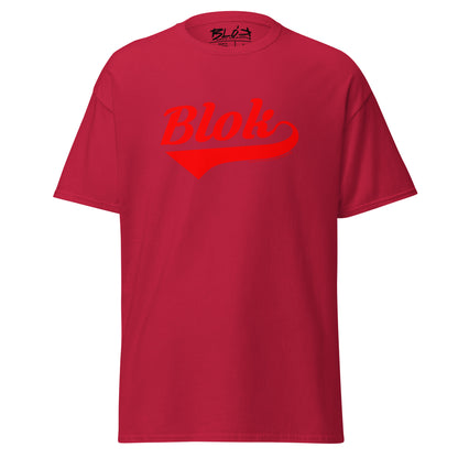 Blok Classic - Front Print - in Red - Men's Loose Fit