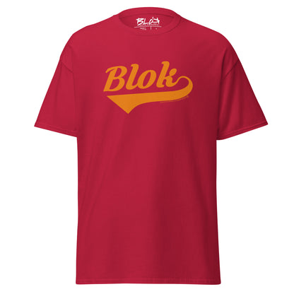 Blok Classic - Front Print - in Orange - Men's Loose Fit