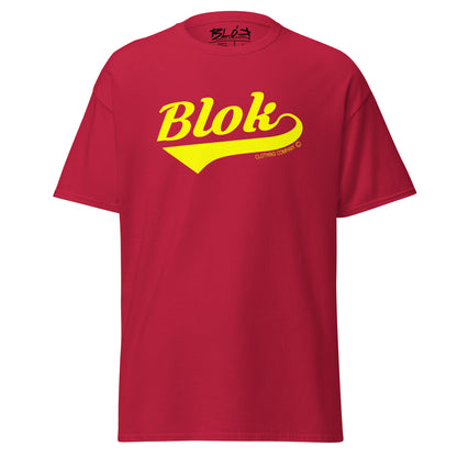 Blok Classic - Front Print - in Yellow - Men's Loose Fit