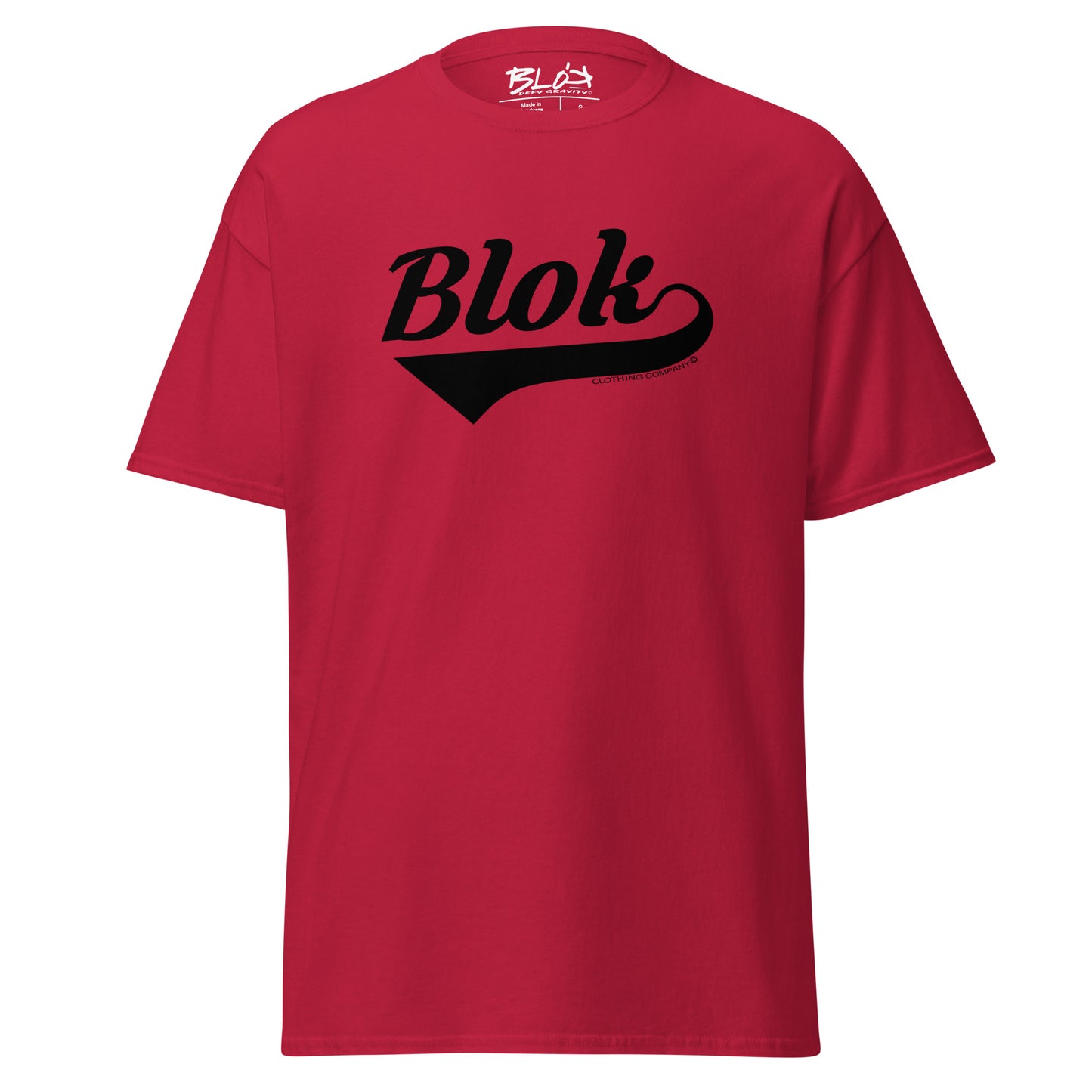 Blok Classic - Front Print - in Black - Men's Loose Fit