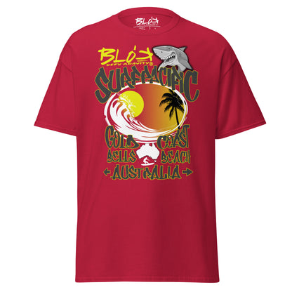 Gold Coast - Front Print - with Yellow Logo - Men's Loose Fit