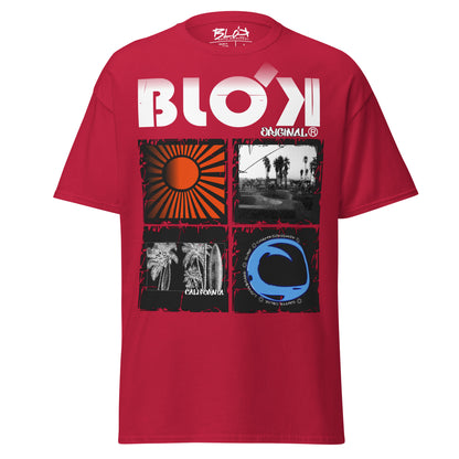 California Surf - Front Print with White Logo - Men's Loose Fit