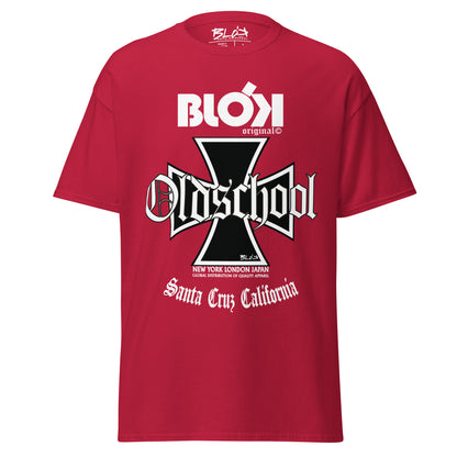 Iron Cross - White Front Print - Men's Loose Fit Graphic T-Shirt