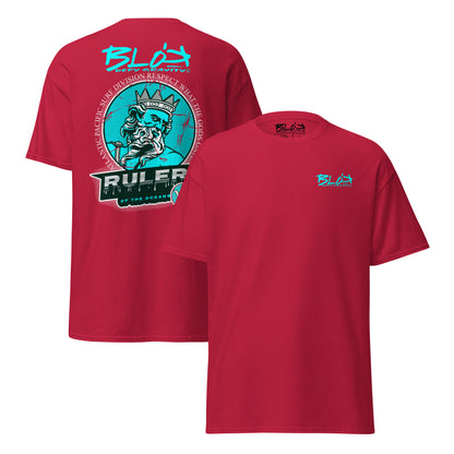 Ruler of the Oceans - Back and Print - in Turquoise - Men's Loose Fit