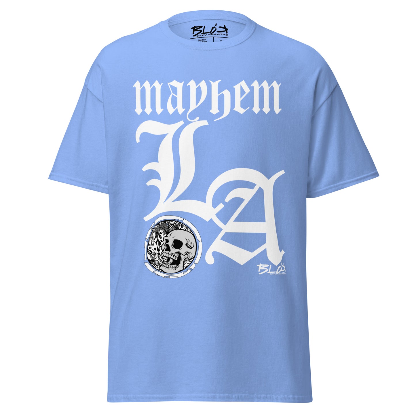 LA Mayhem - Front Print - in White - Men's Loose Fit
