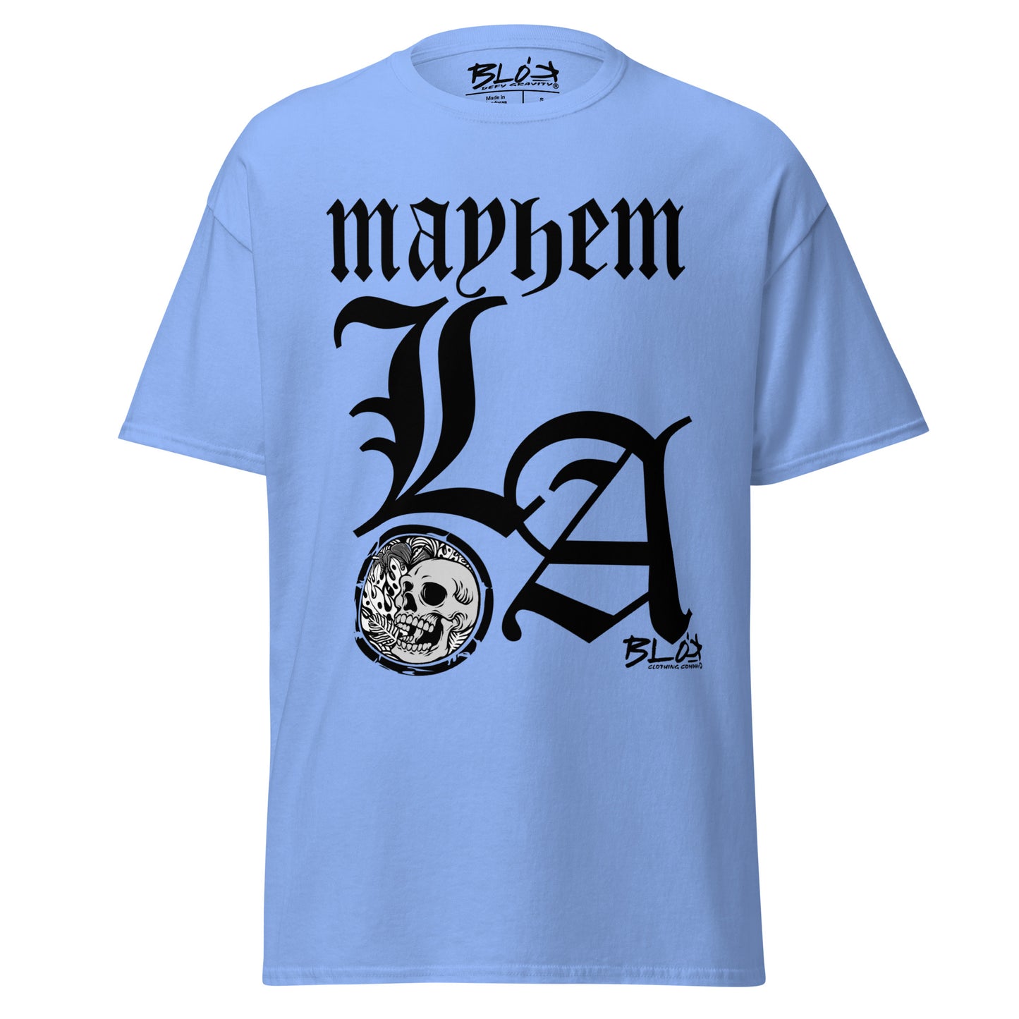 LA Mayhem - Front Print - in Black - Men's Loose Fit