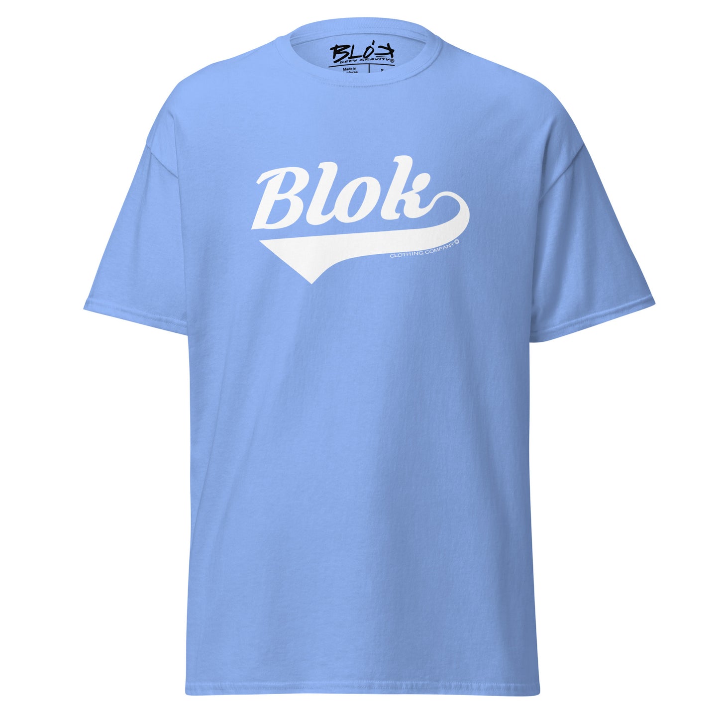 Blok Classic - Front Print - in White - Men's Loose Fit