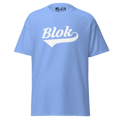 Blok Classic - Front Print - in White - Men's Loose Fit