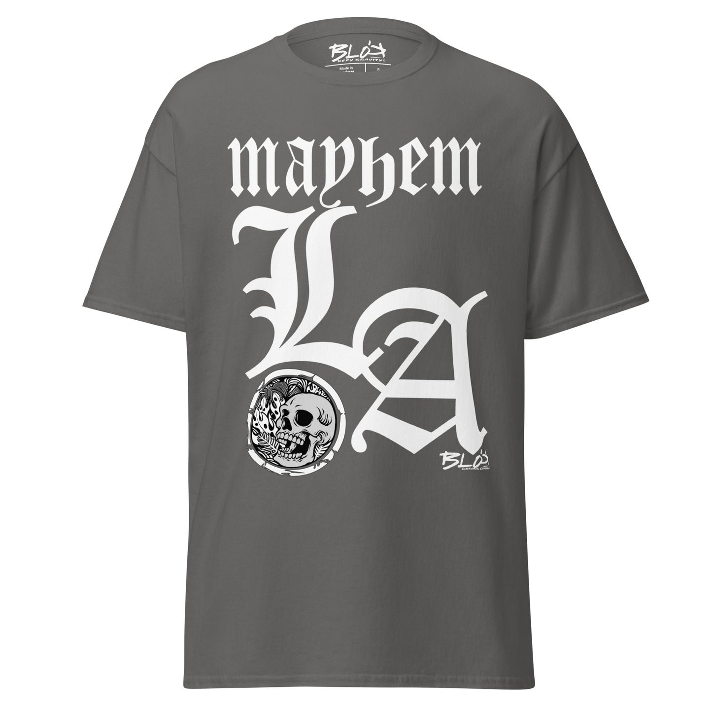 LA Mayhem - Front Print - in White - Men's Loose Fit