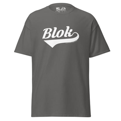 Blok Classic - Front Print - in White - Men's Loose Fit