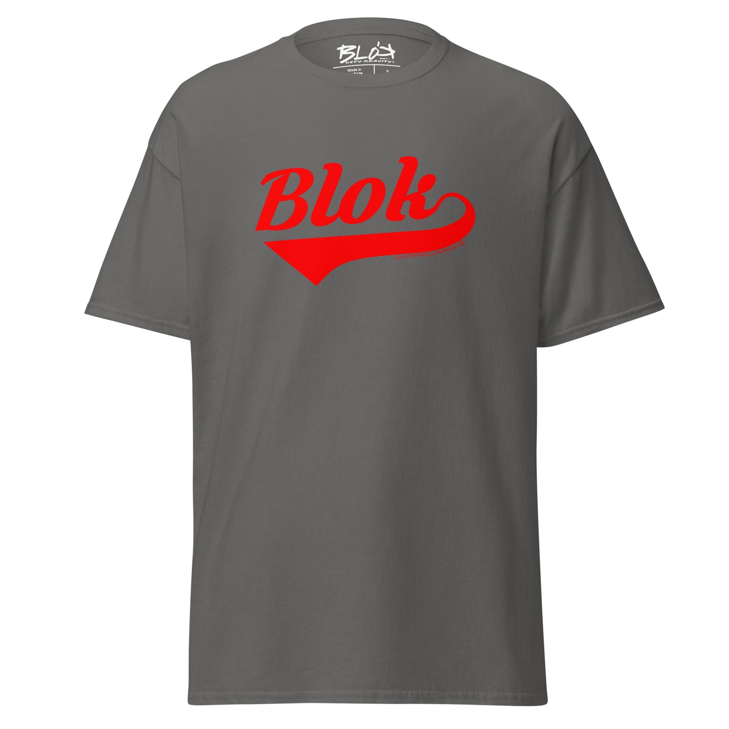 Blok Classic - Front Print - in Red - Men's Loose Fit