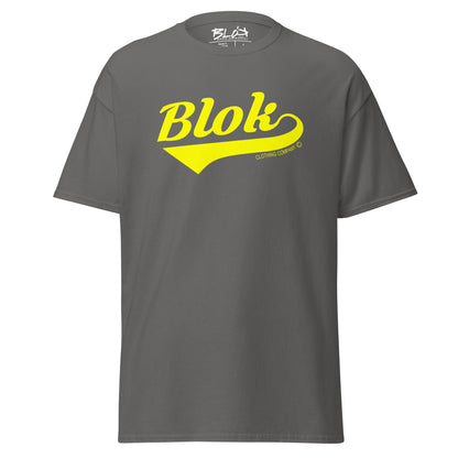Blok Classic - Front Print - in Yellow - Men's Loose Fit
