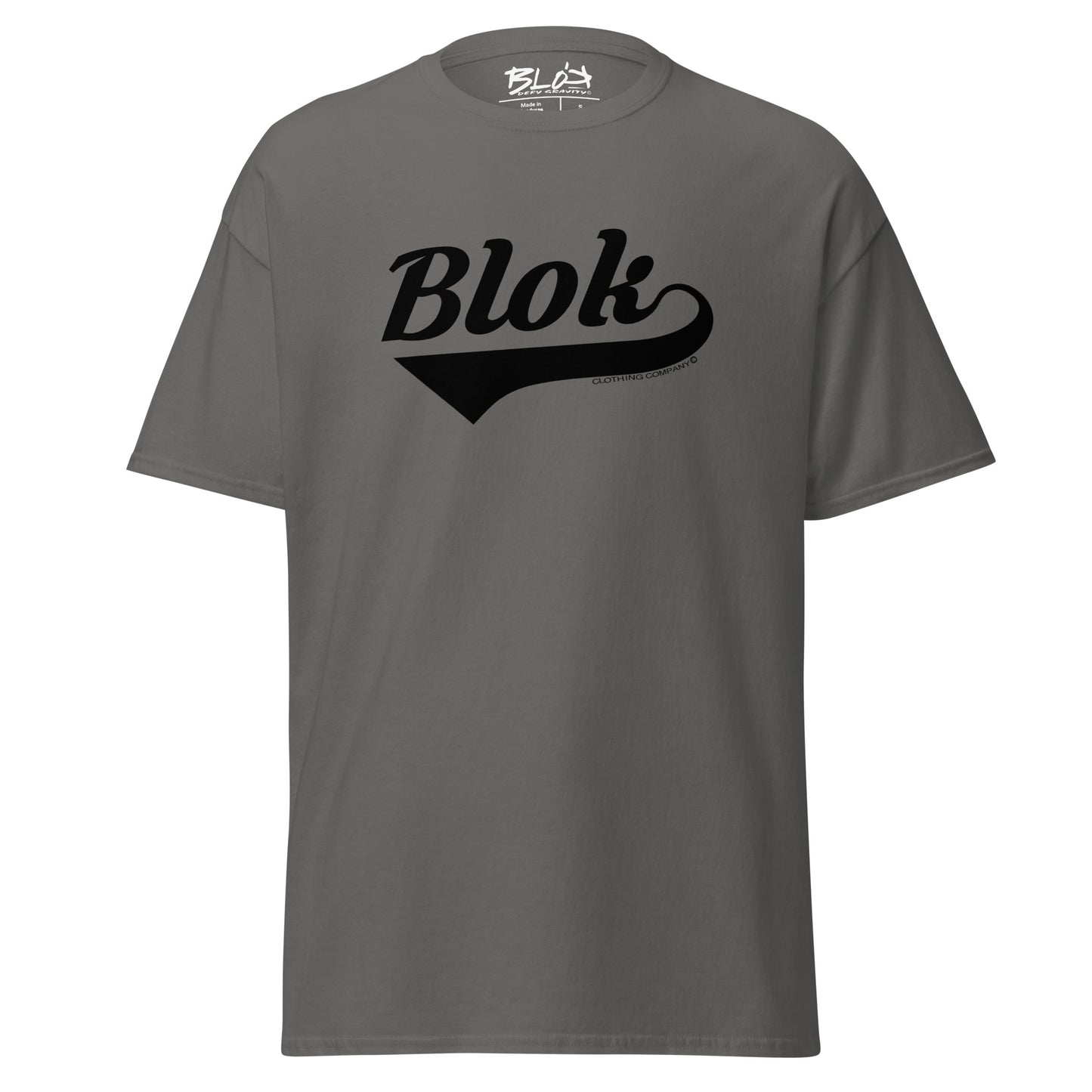 Blok Classic - Front Print - in Black - Men's Loose Fit