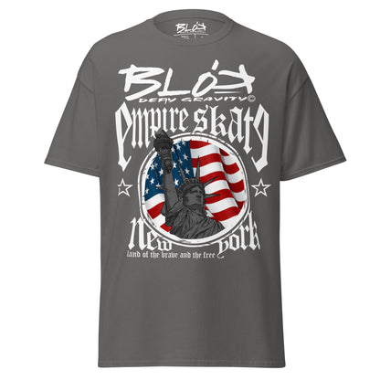 Empire Skate - New York - White Print - Men's Loose Fit