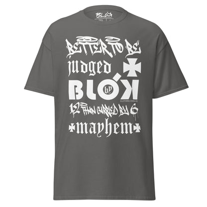 Better To Be Judged By 12 Than Carried By 6 - Front Print in White - Men's Loose Fit