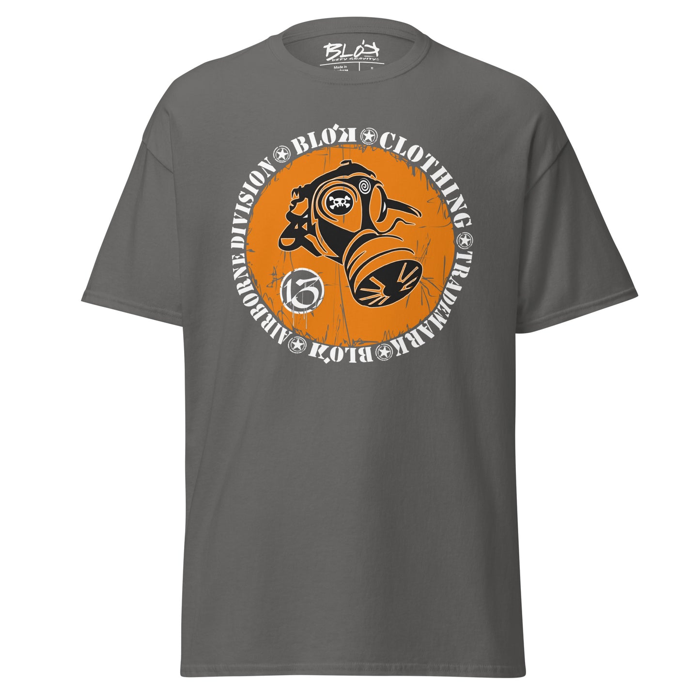 Gas Mask - in Orange - Men's Loose Fit