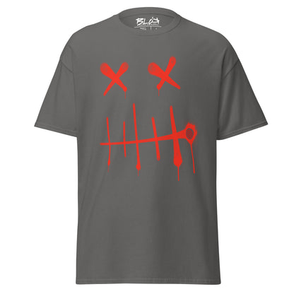 Stitch  - Front Print in Red - Men's Loose Fit Graphic T-Shirt
