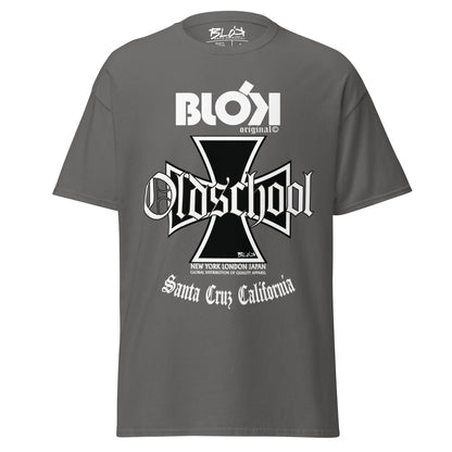 Iron Cross - White Front Print - Men's Loose Fit Graphic T-Shirt