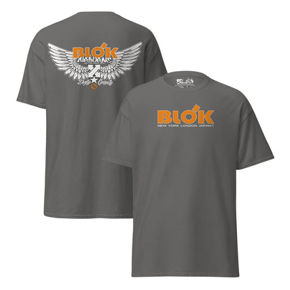 Airborne Wings - Front & Back Print in Orange - Men's Loose Fit