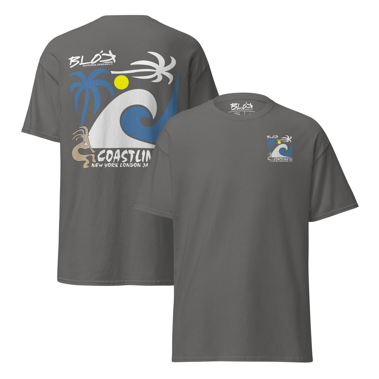 Coastline - Front & Back Print - Men's Loose Fit