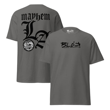 Mayhem - Front & Back Print - in Black - Men's Loose Fit